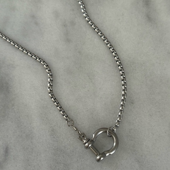 COPY - Silver Chunky Horse Bit Chain NecklaceBrand New
